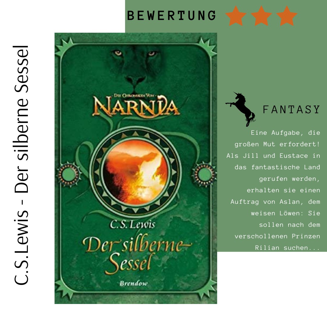 🦁 Teil 6 - Die Schlange und der verschwundene Prinz 👑🐍
Hier lernt man andere spannende Gebiete von Narnia kennen. Mir fehlen die alten Charaktere. Eustachius, Jill und Trauerpfützler sind liebenswürdig aber auch teilweise nervig... Trotzdem ein schönes Abenteuer durch Narnia ❤️