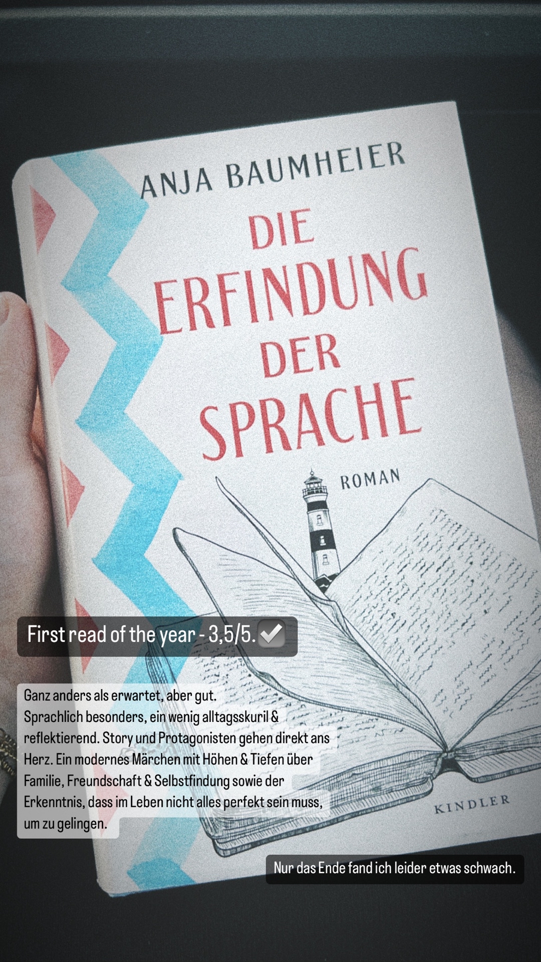 Ganz anders als erwartet, aber gut. 🤍