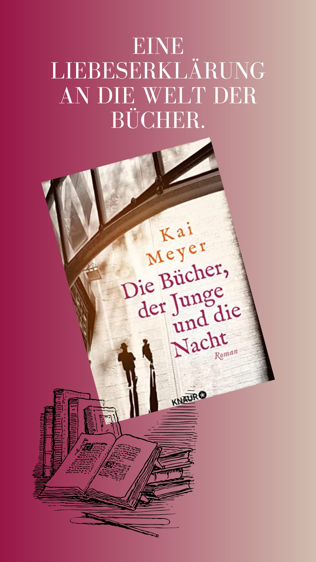 Geheimnisvoller historischer Roman über Bücherliebe, den zweiten Weltkrieg und eine berührende Familiengeschichte.