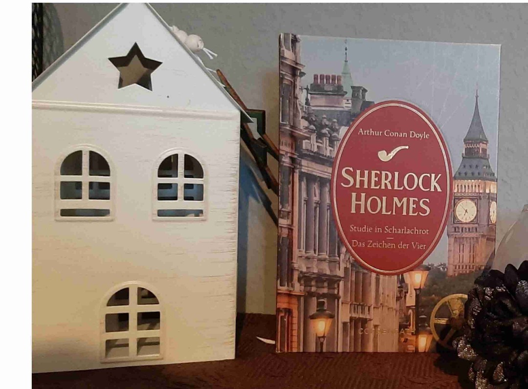 Für mich gehört Sherlock Holmes zu den Klassikern und ich habe mich riesig über diese Schmuckausgabe gefreut. Es gibt so tolle Extras zwischen den Seiten zu finden, aber auch die ganze Aufmachung und die Illustrationen sind einfach fantastisch. 

Drr Schreibstil des Autors ist natürlich absolute Geschmackssache, aber ich mag die Art von Arthur Conan Doyle, auch wenn sie ich ganz so einfach ist. Die Stilmittel waren damals eben auch ganz anders und somit ist dieses Buch auch eine kleine Reise in die Vergangenheit. 

Ich für meinen Teil hatte eine tolle Lesezeit mit Holmes und Watson. Dazu kamen die Details und Extras welche sich zwischen den Seiten verbergen und die Besonderheiten der Geschichten, welche auch ihren Charakteren geschuldet sind.