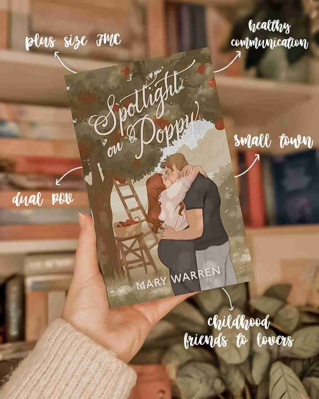 The perfect cozy romance with plus size representation 🤍
