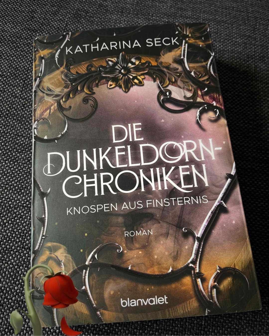 Büchergutschein von Weihnachten gut umgesetzt. 🖤 #buchgeschenk #dunkeldornchroniken #finale 🥀