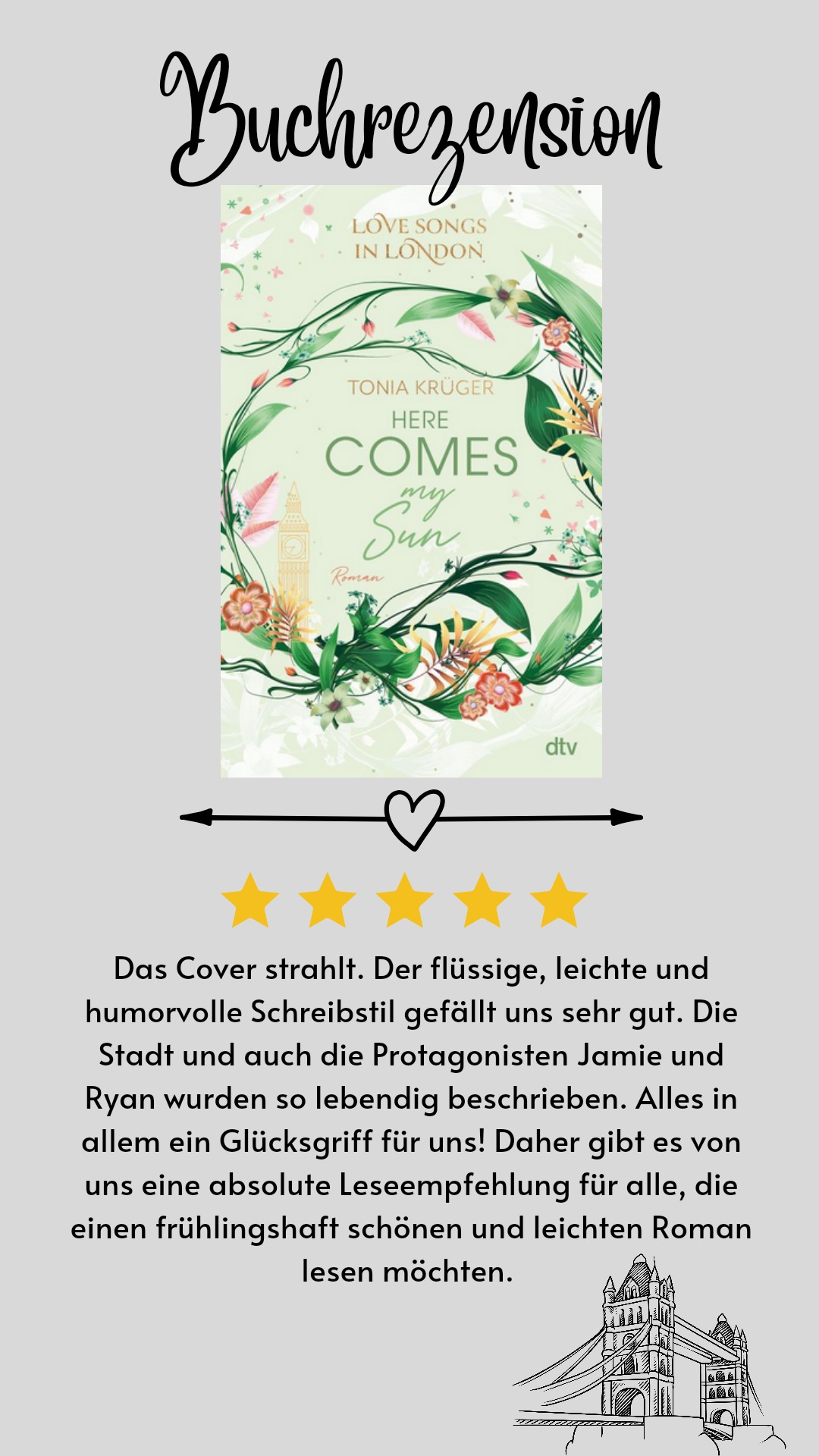 Die Gefühle gehen direkt ins Herz. Alles in allem ein Glücksgriff für uns!