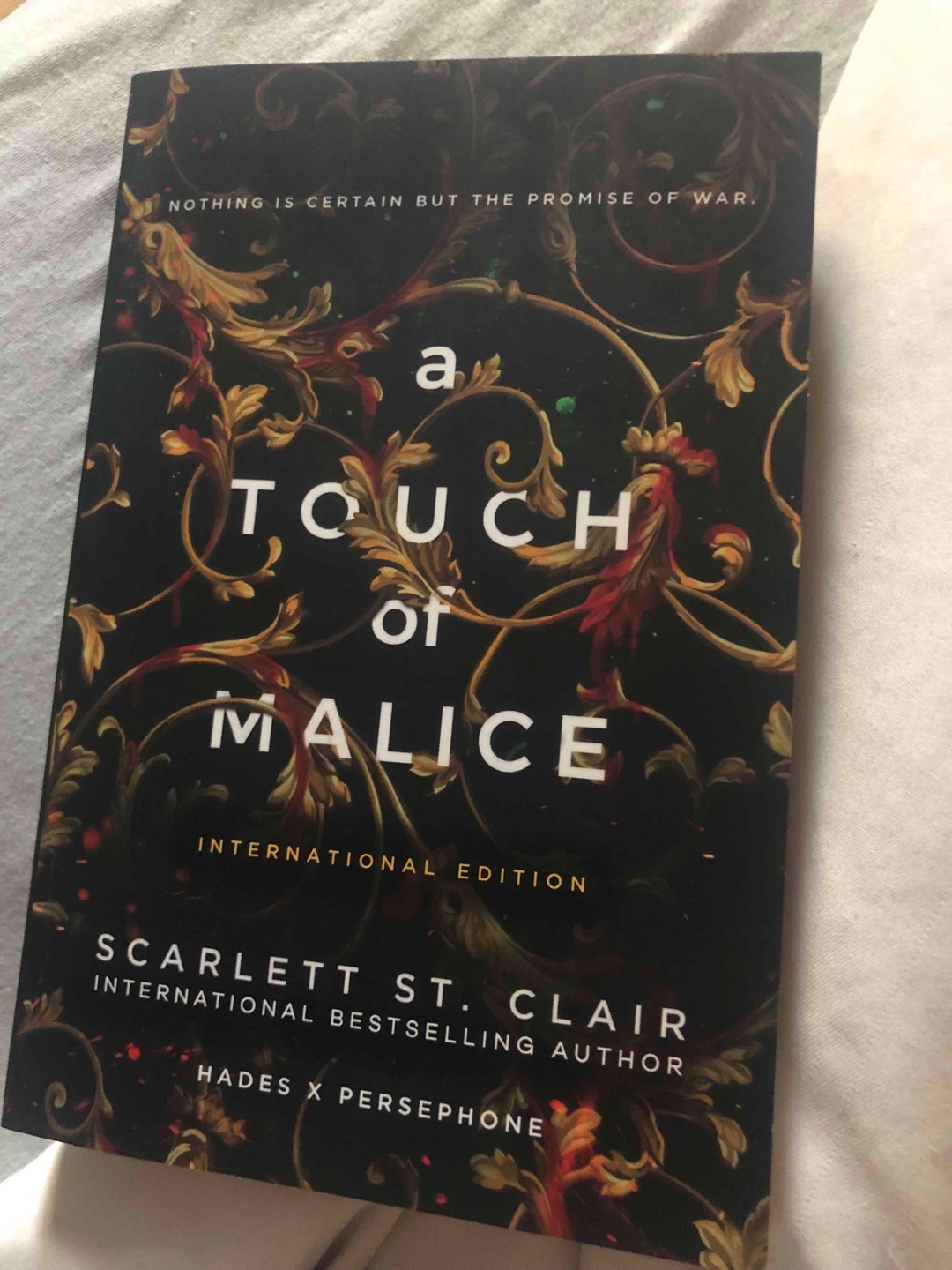 I love the book and the story, but the Cliffhanger-Oh my god, why? I need the next book. I already know that I’m going to run to the bookstore as soon as it is published.