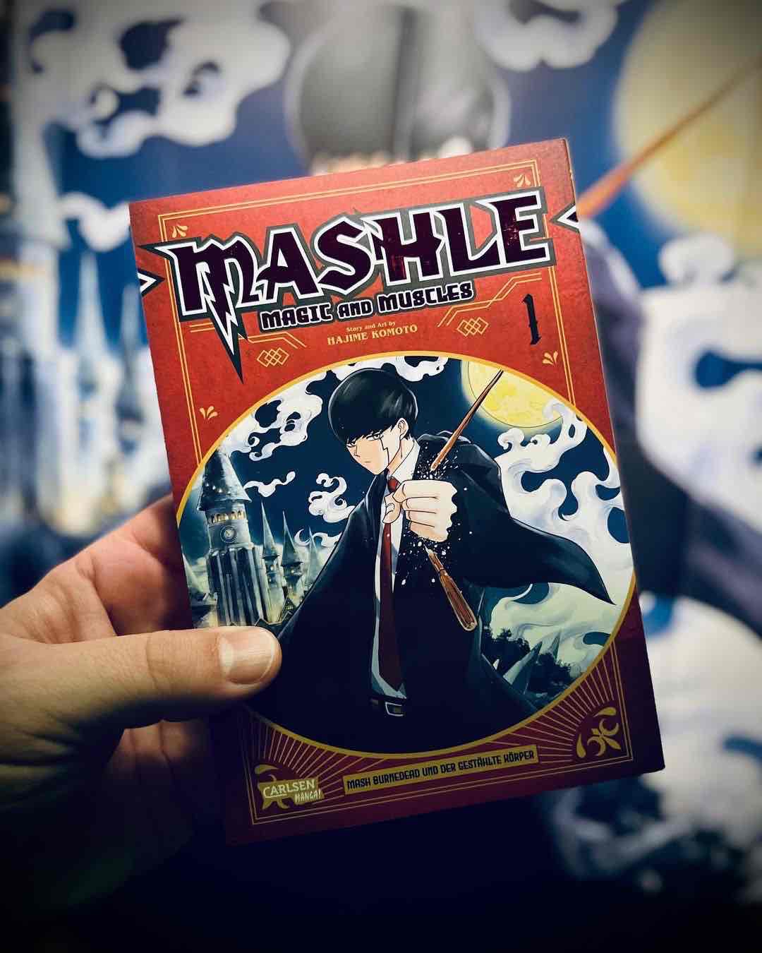 Mashle: Magic and Muscles von Hajime Koumoto 🏋🏻♂️🪄🏰
„… dann muss ich sie zerstören. Mit meiner Faust.“