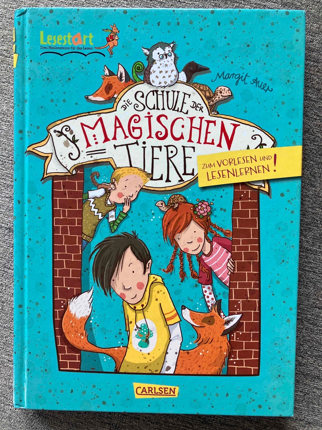 Ein interessantes Buch mit verschiedenen Texttypen: normaler Fließtext, Text mit Bildern statt Wörtern, Comics, einfacher Text zum Sebstlesen. So war das Vorlesen noch spannender für den Jungen Zuhörer.