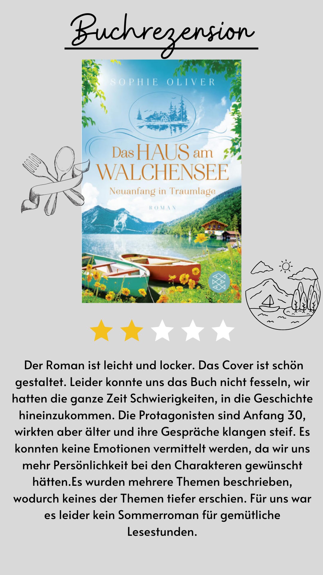 Insgesamt wirkte die Geschichte leider etwas unrund und schnell erzählt.