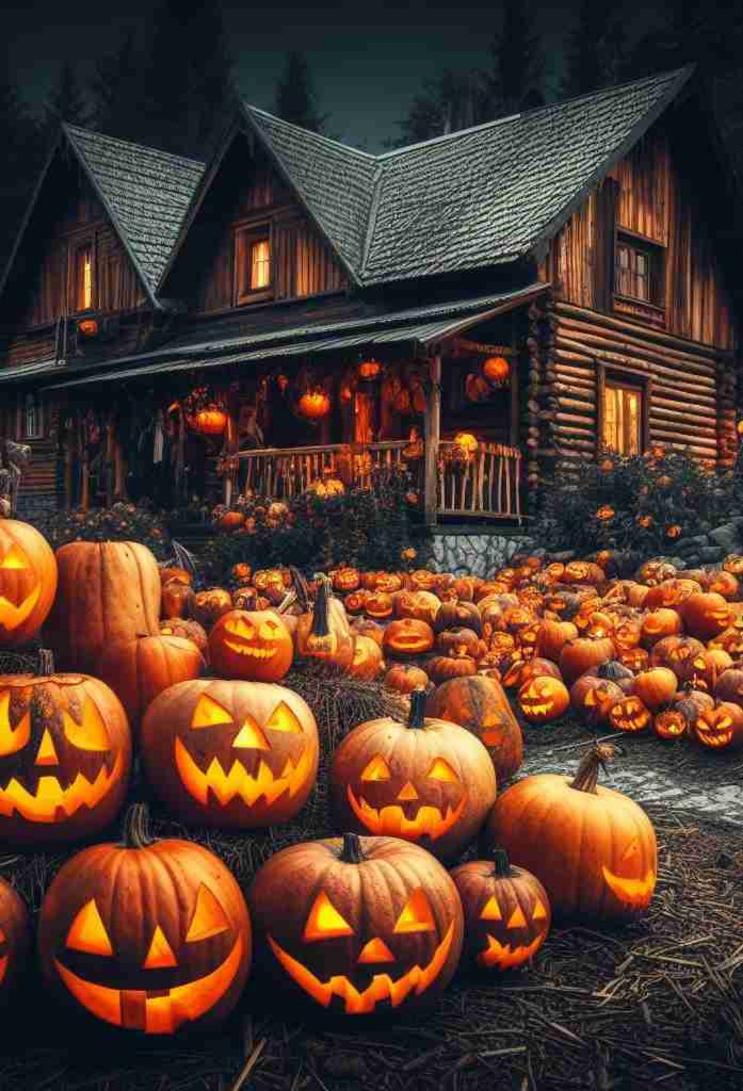 Halloweenbuch für ein wenig Stimmung.