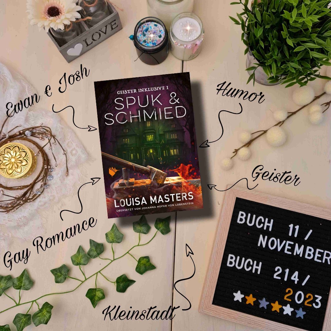 Tolle Unterhaltung à la Louisa Masters....paranormale Gay Romance at its Best