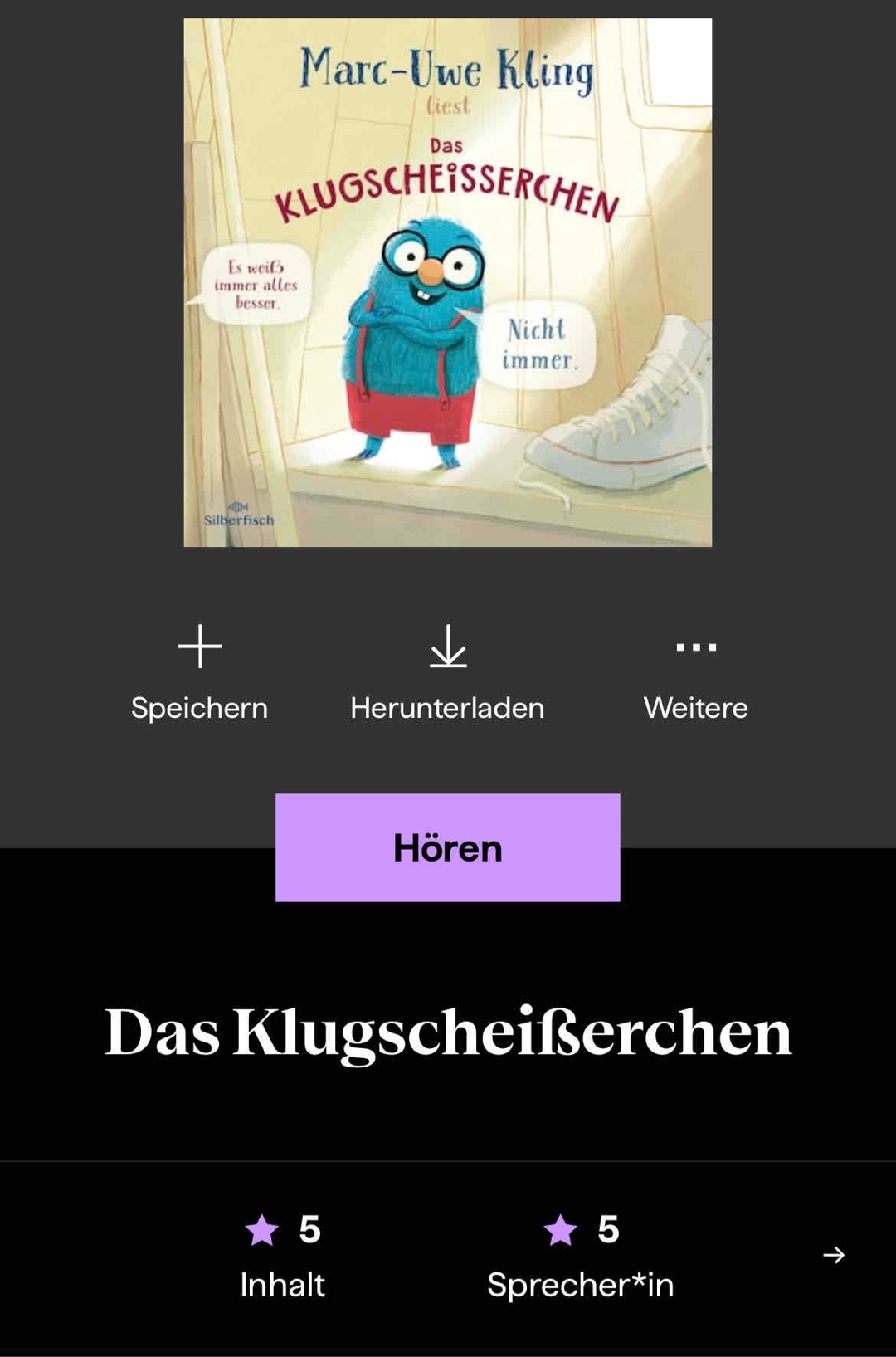 Wie großartig!