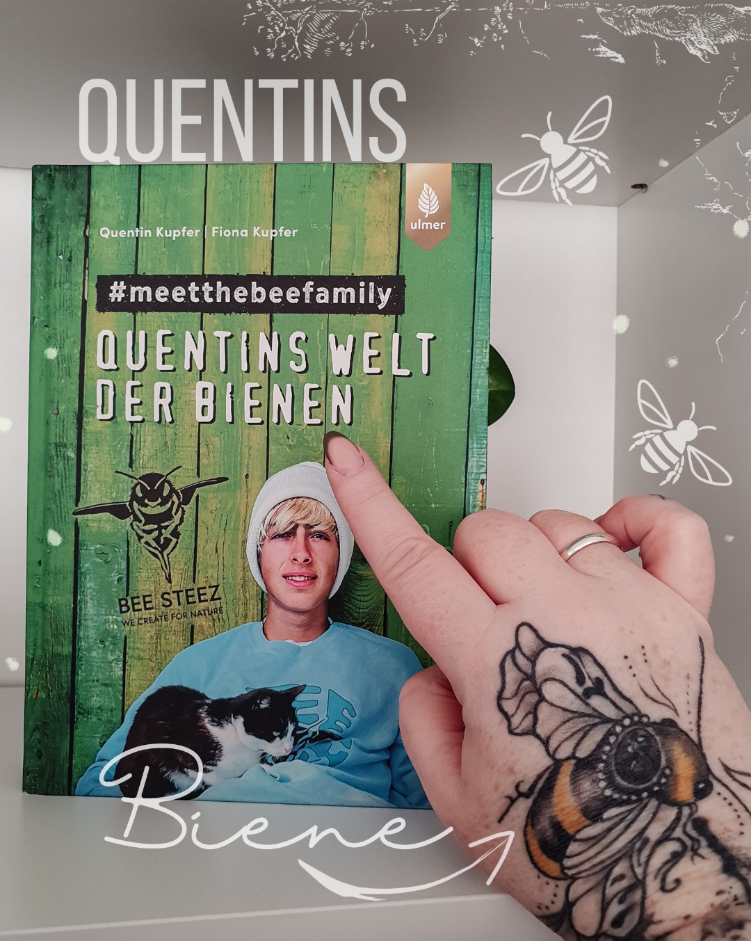 Bienen. Die meisten haben gar keine Ahnung wieviele Arten es gibt. Quentin liebt seine Bienen.