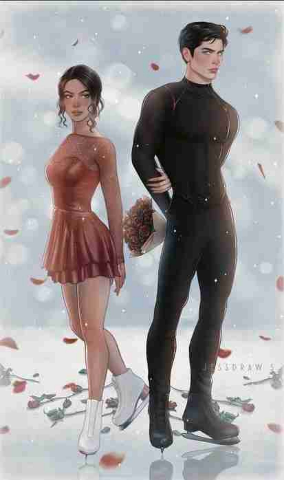 "I love you so much, if I can't skate with you, I don't want to skate with anyone else."🌹 ⛸️