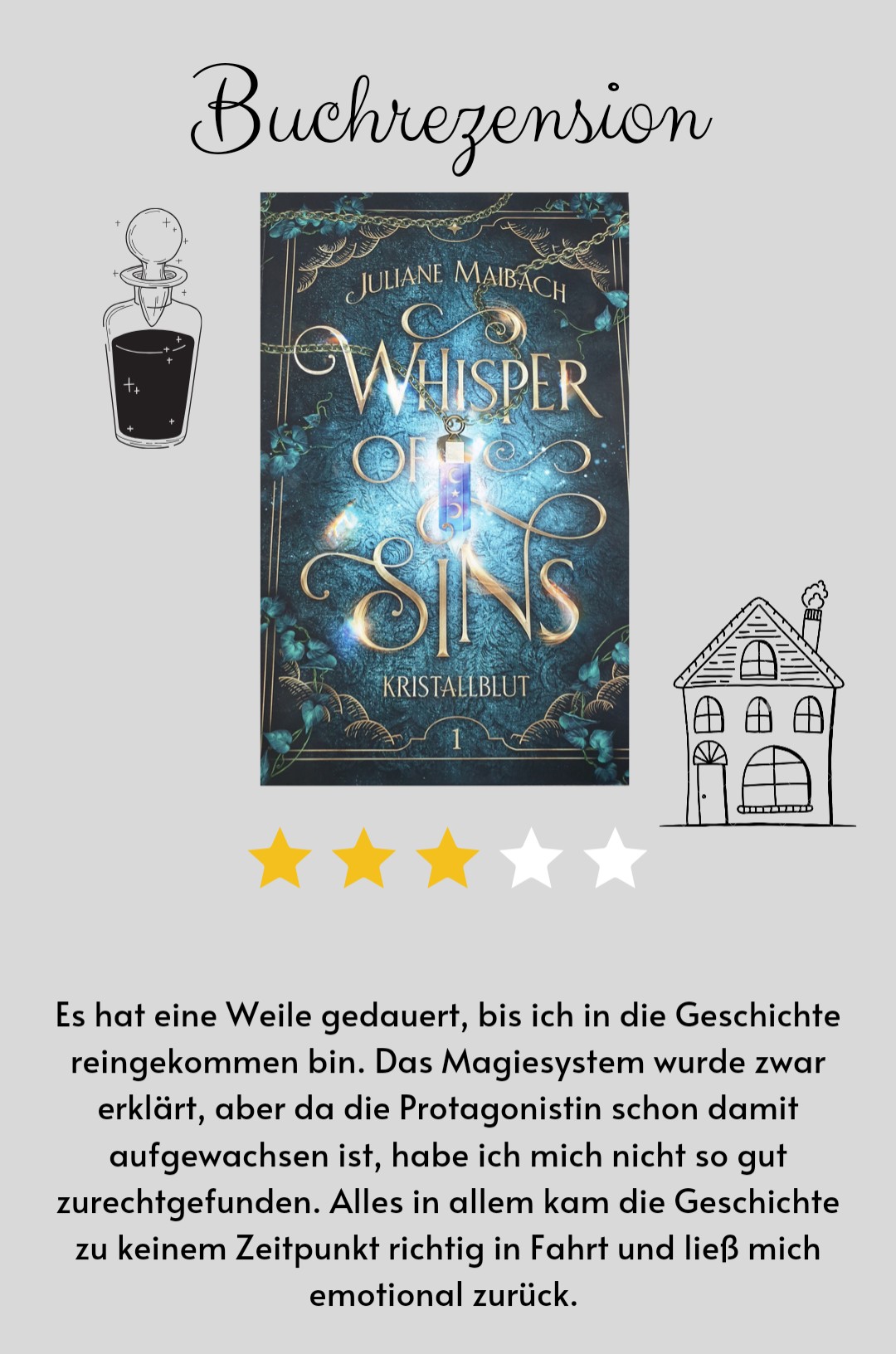 Gut gemeinte 3*, denn leider konnte mich die Geschichte nicht fesseln.