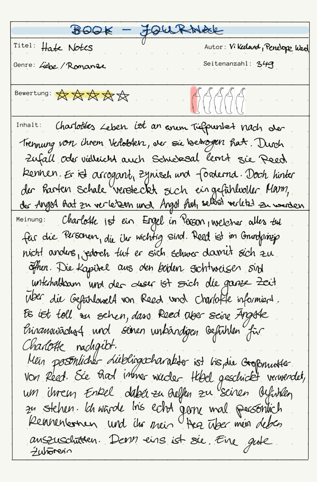Männer und über ihre Gefühle reden... Etwas was Reed erst im Laufe dieses spannenden Buches lernt