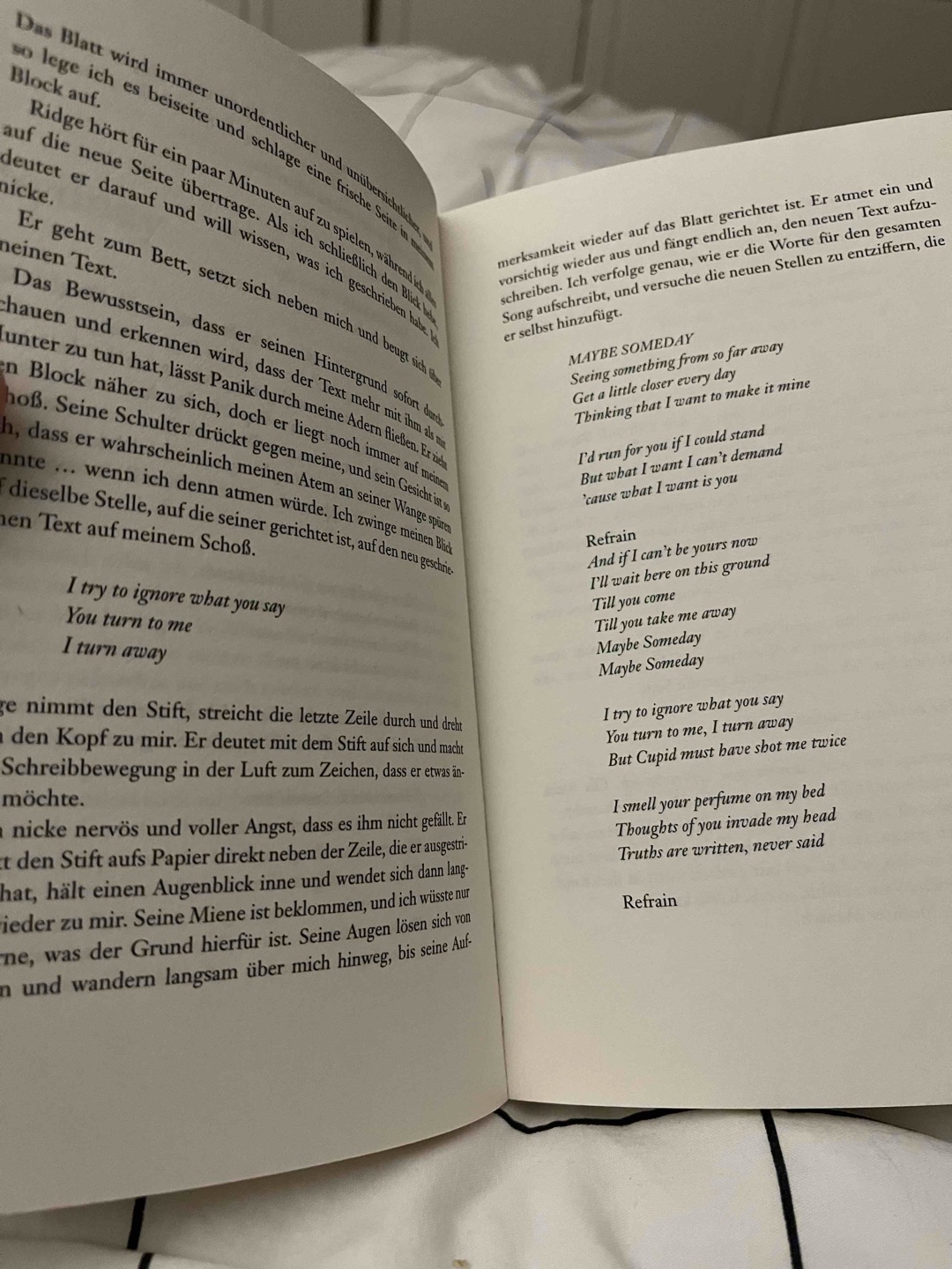 Wenn zwei Menschen auf dieser Welt in der Lage sind einen Weg zu finden um sich zu Lieben dann sind das wir😊