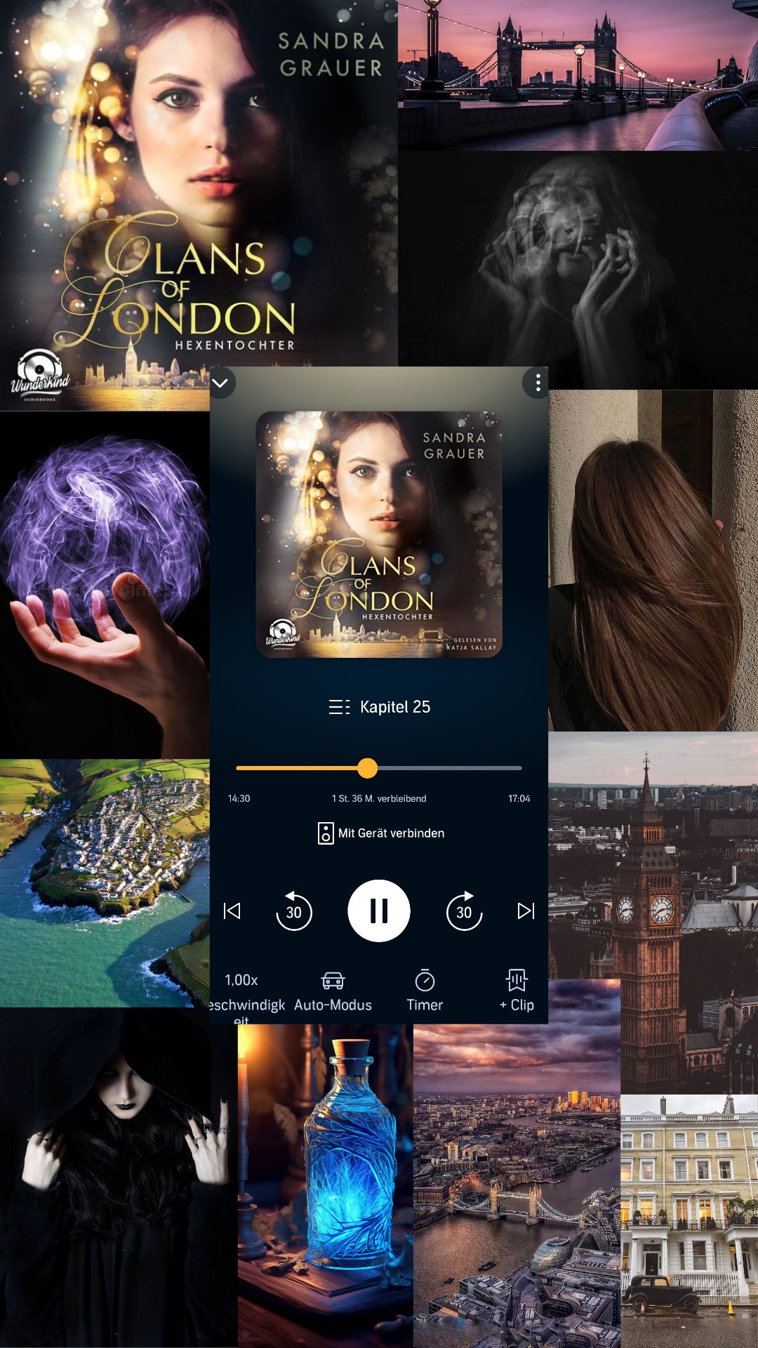 Magie, Hexen, Clans, Rivalitäten und die ganz große Liebe. 
In London erwartet uns eine magische Reise und die Jagd nach den Eltern von Caroline, um ihr Leben zu retten. 
