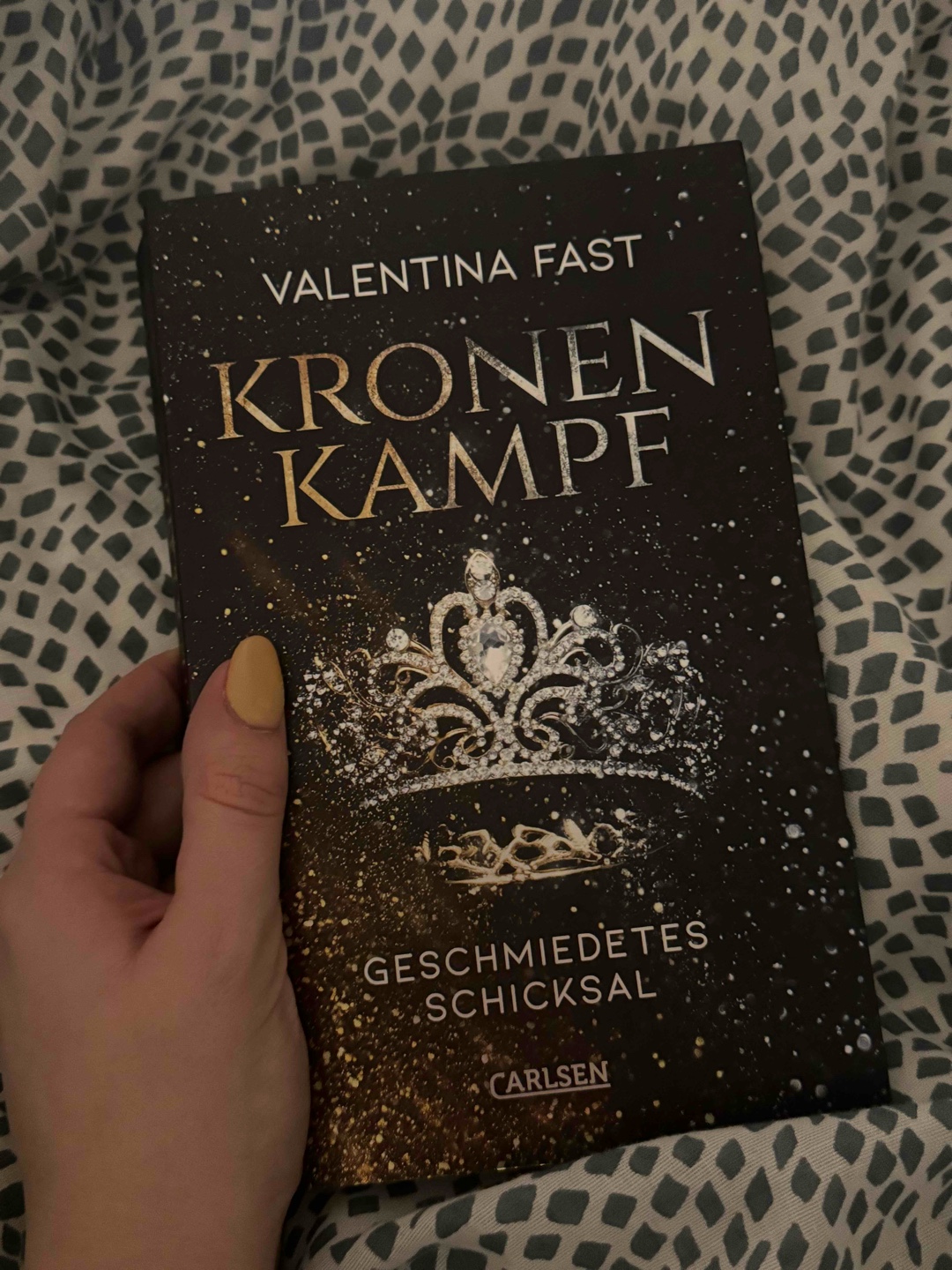Komplett im Buch verloren