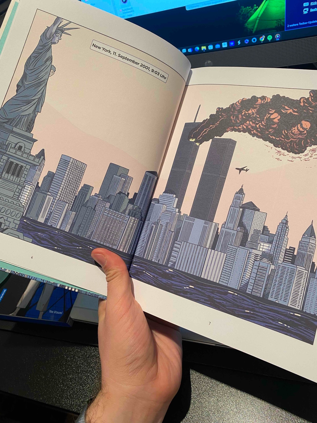 Der Zeichenstil ist eher nicht meins aber ansonsten eine sehr informatives Graphic Novel zum Terroranschlag vom 11 September