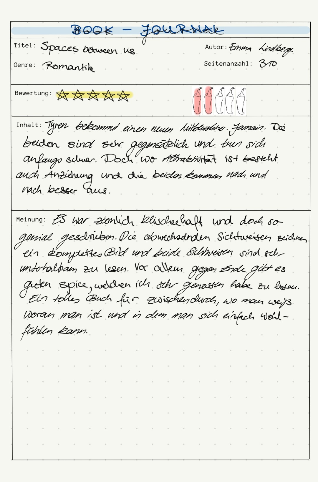 Volles Klischee buch, aber ich habe es geliebt!
