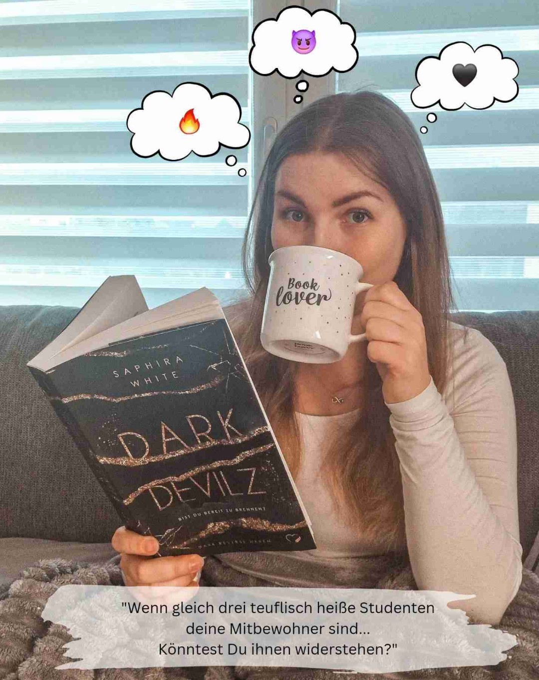 Bei Dark Devilz Band 1 hat einfach das Gesamtpaket gestimmt. In diesem Buch findest du eine Achterbahnfahrt der Gefühle, Spice, sehr gute Plots, viele Geheimnisse und heiße Studenten.🔥😈