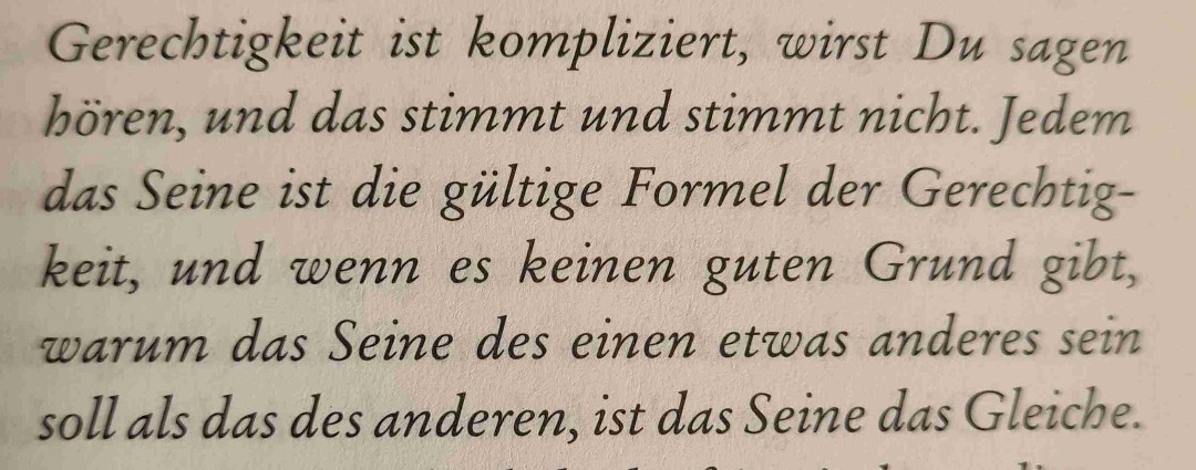 Das Buch ist schwere Kost. Es gibt Sätze die muss man mehrmals lesen um die ganze Breite zu verstehen. Aber es ist auch ein Buch, was einem Lust aufs Leben macht. Denn es zeigt, daß das Leben endlich ist.