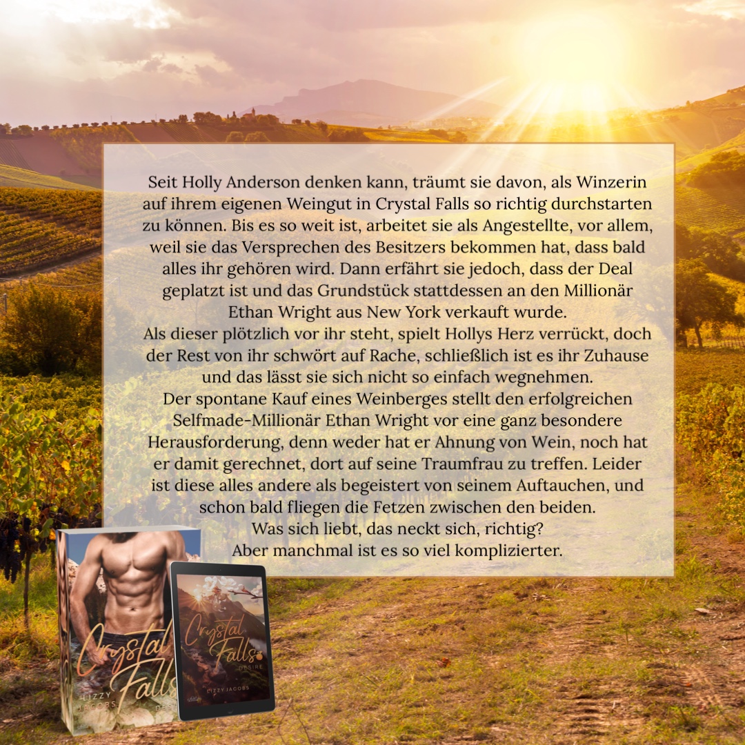 Happy Release
Heute erscheint das vierte Band dieser Reihe und ich wünsche euch eine wunderbare Zeit in Crystal Falls
—————
Rezension