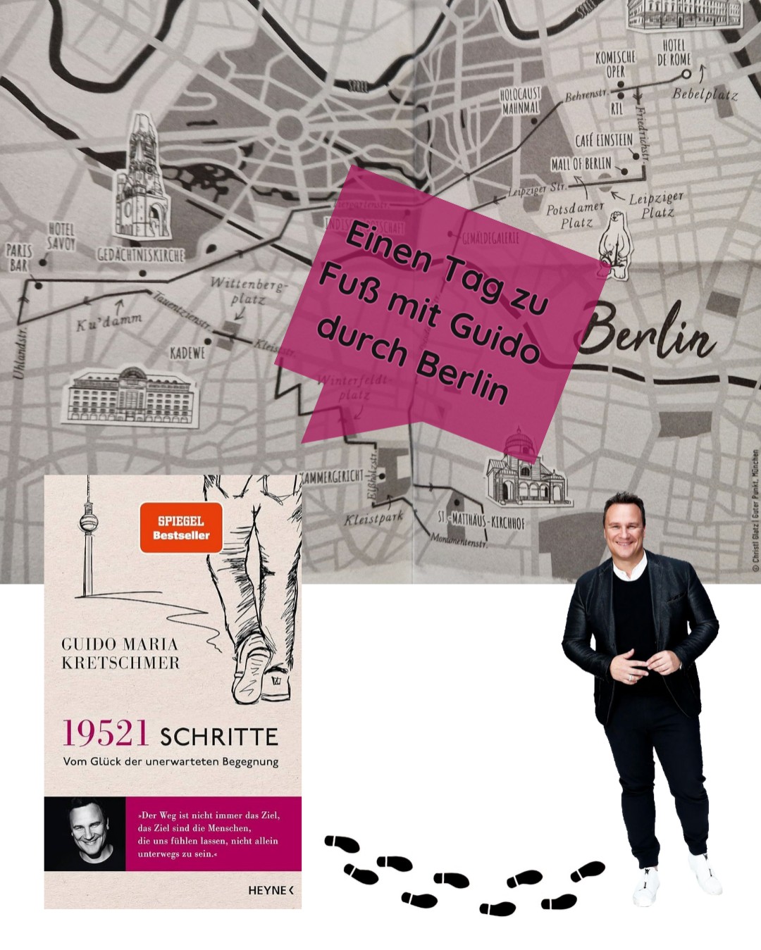 Nach kurzer Gewöhnung an den Schreibstil, war ich schnell in Berlin angekommen und fühlte mich tatsächlich so, als würde ich mit Guido durch die Stadt spazieren und all die verschiedenen Menschen treffen. Es war ein wunderschöner, spannender Kurztrip durch Berlin, den ich mit Vergnügen gern weiterempfehle.