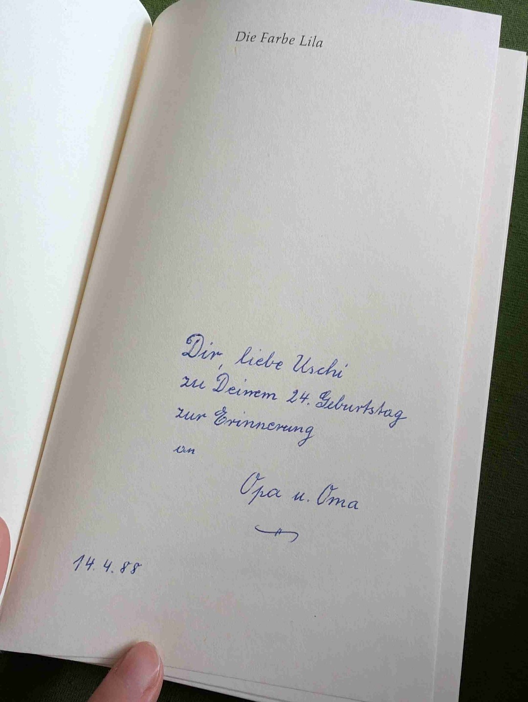 Die Farbe Lila - sehr stark in verschiedenste Richtungen