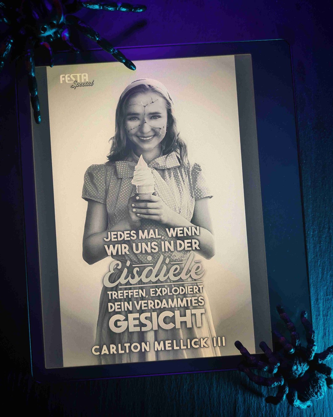 Carlton Mellick III hat meine Lachmuskeln zum explodieren gebracht...