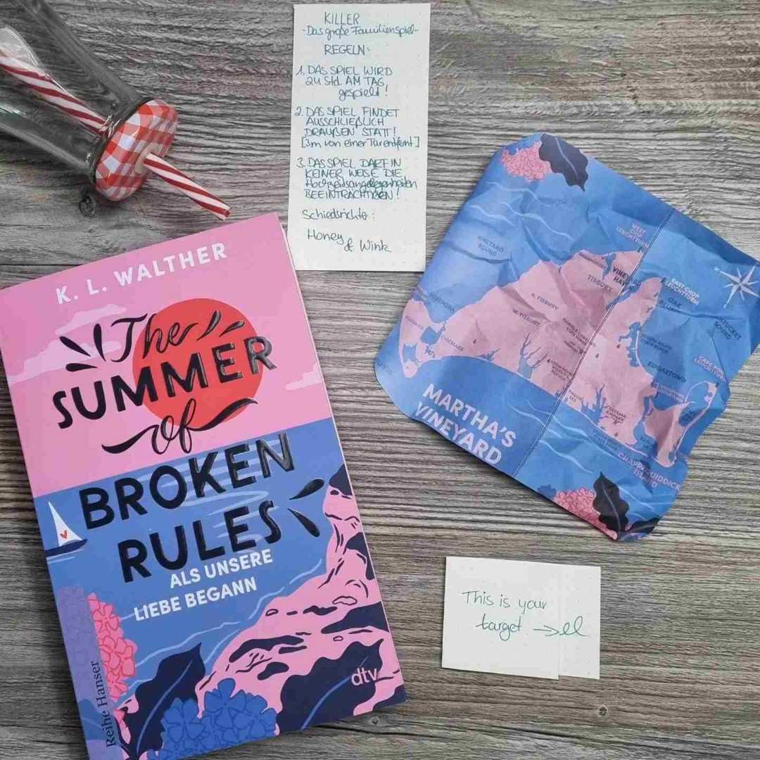 K.L.Walther hat mich mit dieser Geschichte sehr berührt und für mich ist The summer of broken rules ein Sommerhighlight 2024.