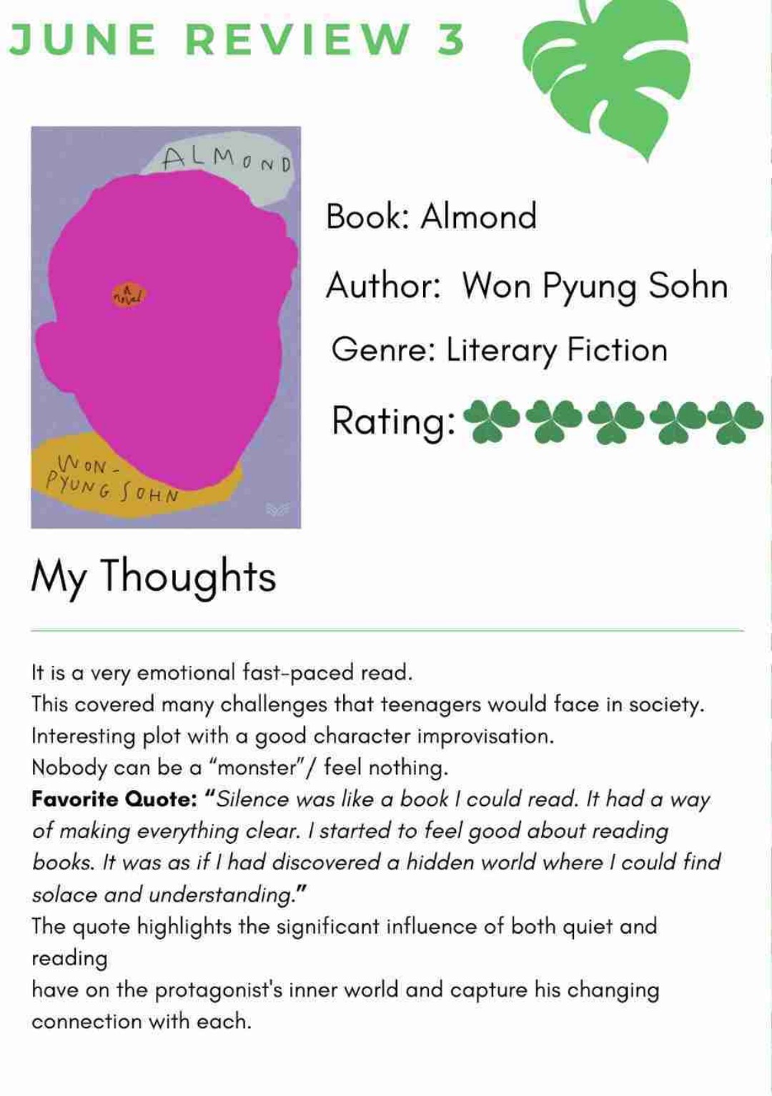 What a wonderful emotional read it was.