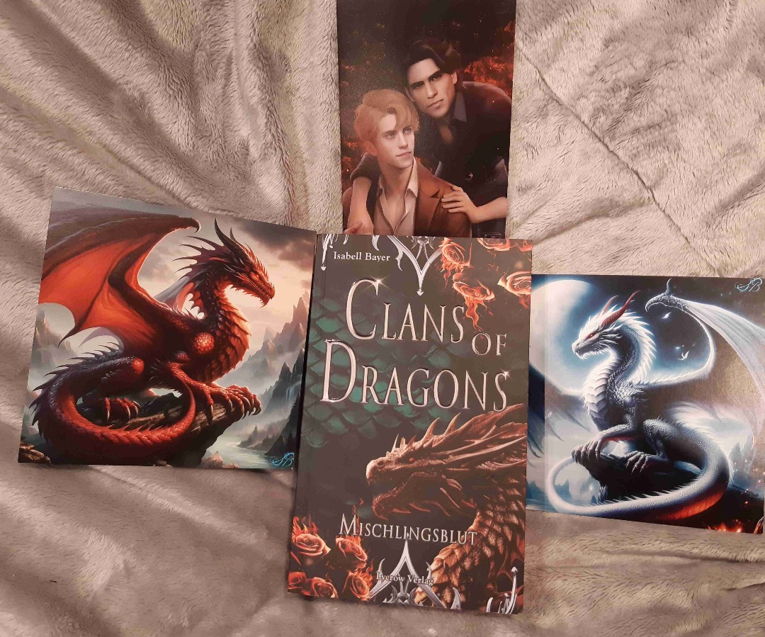 Nette Geschichte Zwischen einem Drachen und einem Mischling.