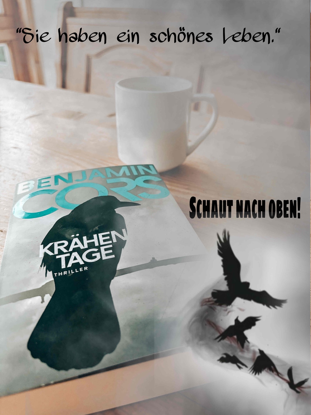 »Die Krähen schrei'n
Und ziehen schwirren Flugs zur Stadt.
Bald wird es schnein -
Wohl dem, der jetzt noch - Heimat hat!«