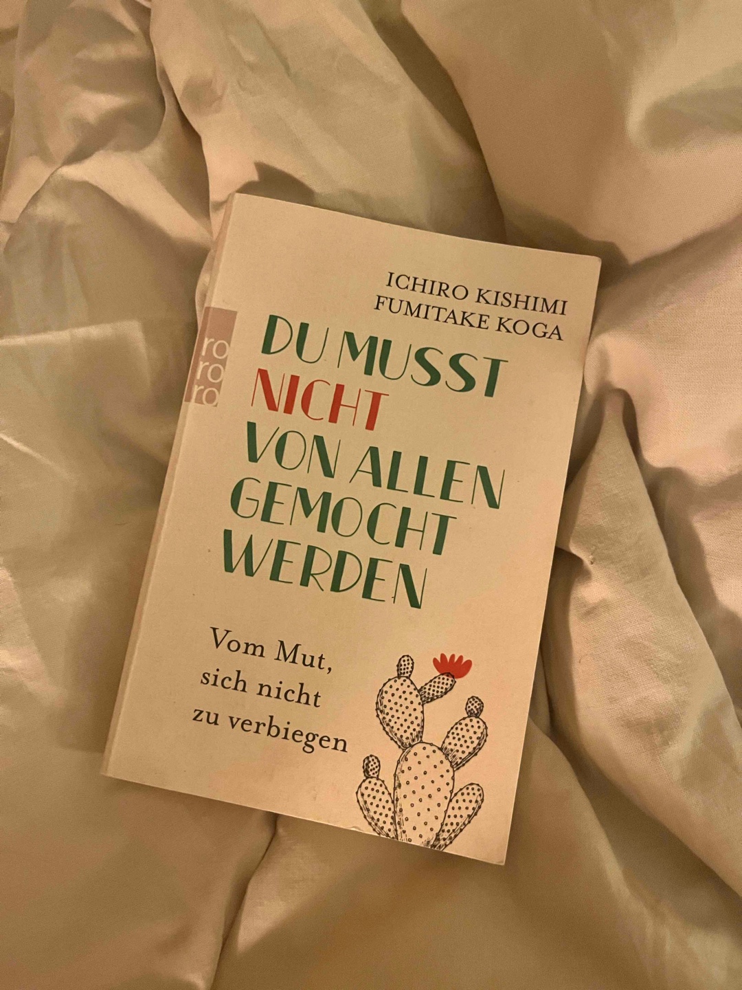 „Der Mut zum Glücklichsein beinhaltet auch den Mut, nicht gemocht zu werden.“ (S.173)