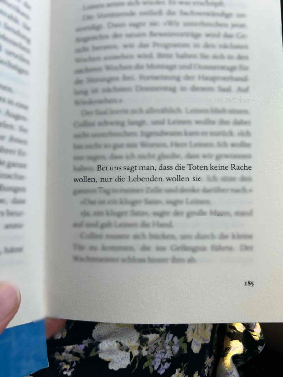 Roman mit einem Touch Thriller 