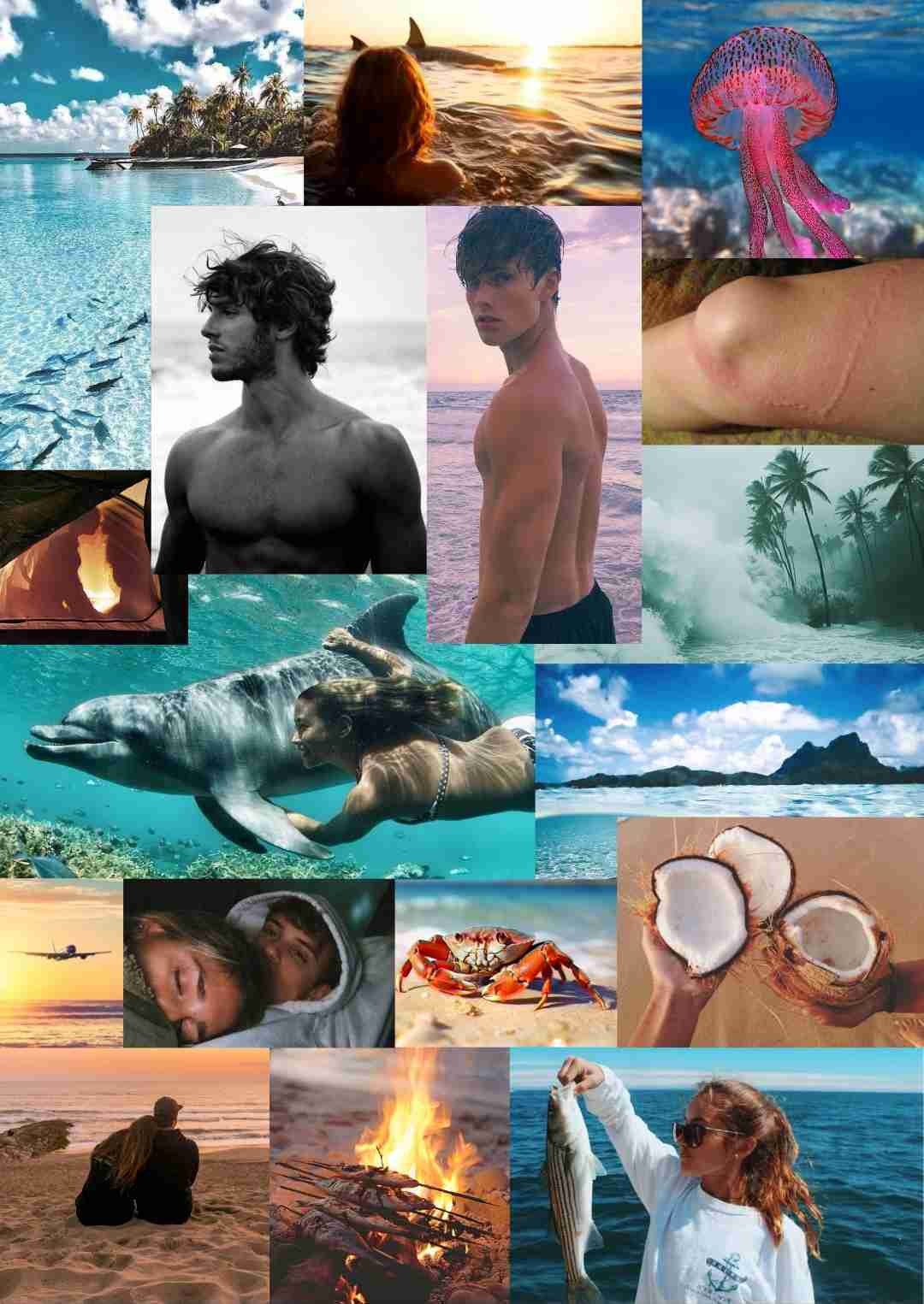 Survival auf einer einsamen Insel 🌊🏝🦈☀️🐬🐠🥥🐟🦀🐓⛺️🌴💀🦴