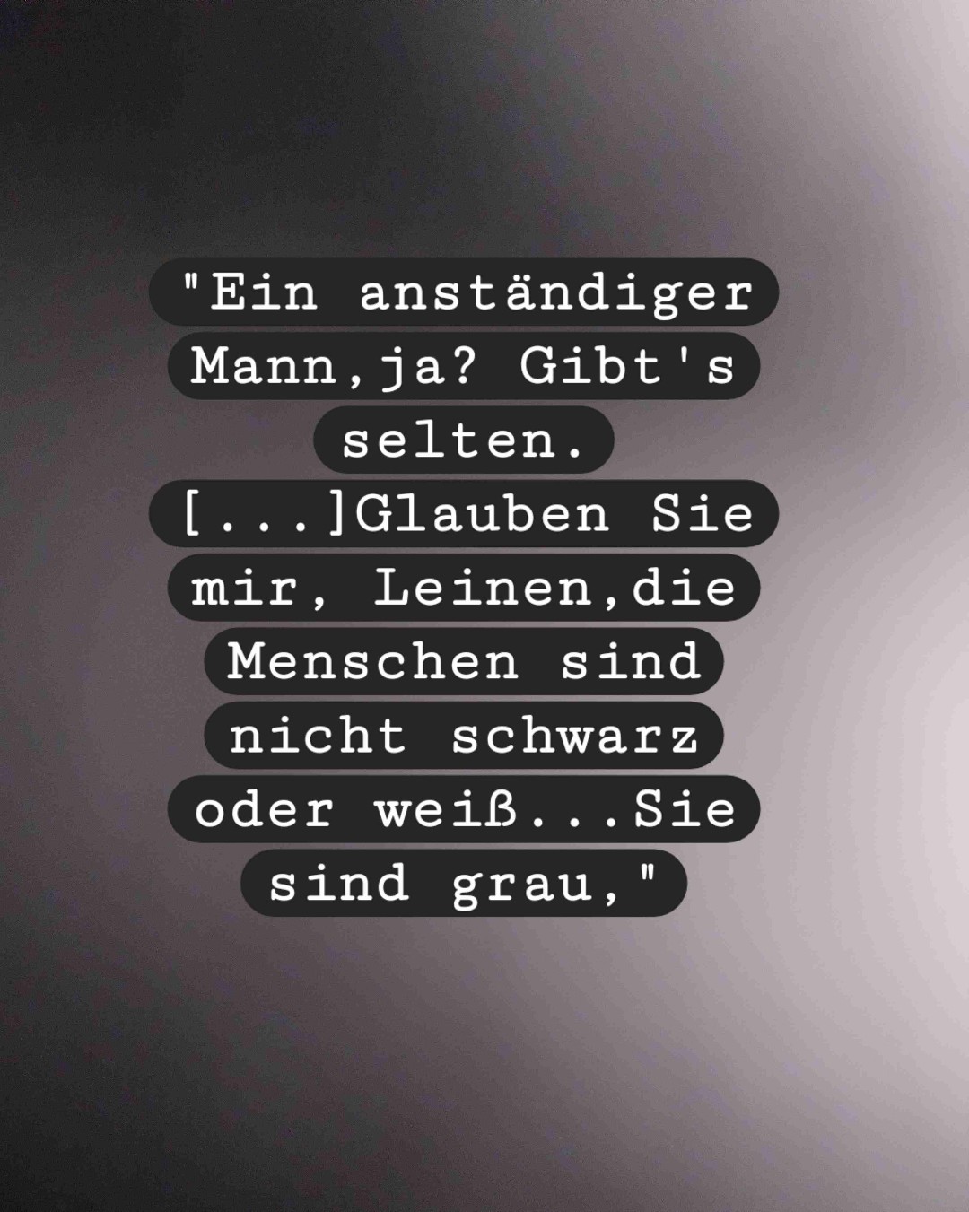 Zu kurz.