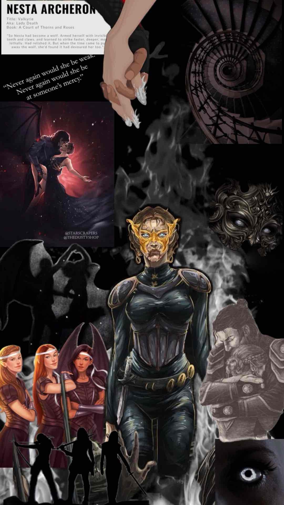 „I am the rock against wich the surf craches. NOTHING CAN BREAK ME.“
This is the best book in the series
I love Nesta🖤