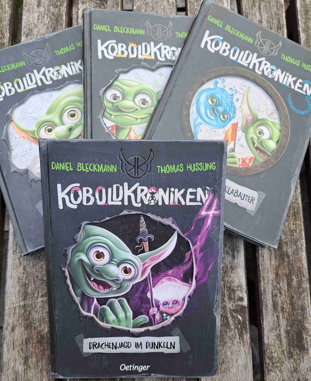 Absolute Lieblingsreihe - Kobolde, dunkle Grotten, stinkende Flirrwische und ein riesiger Drache - was will man mehr?