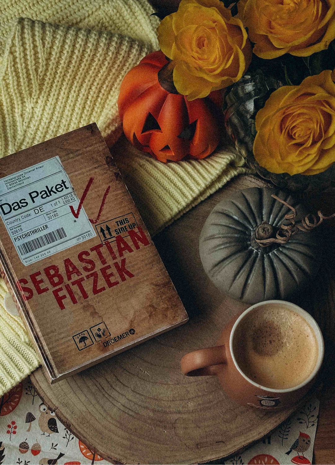Im Allgemeinen ein sehr empfehlenswertes Buch, Fitzek ist gerade erst in mein Leben getreten, aber ich denke, er wird noch eine Weile bleiben 🍁