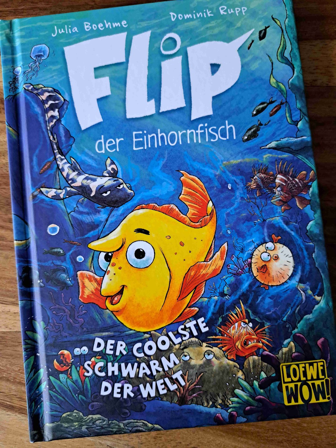 Schöne Freundschaftsgeschichte unter Wasser - mit starken Bildern und positiver Botschaft - für alle, die gerade lesen üben.