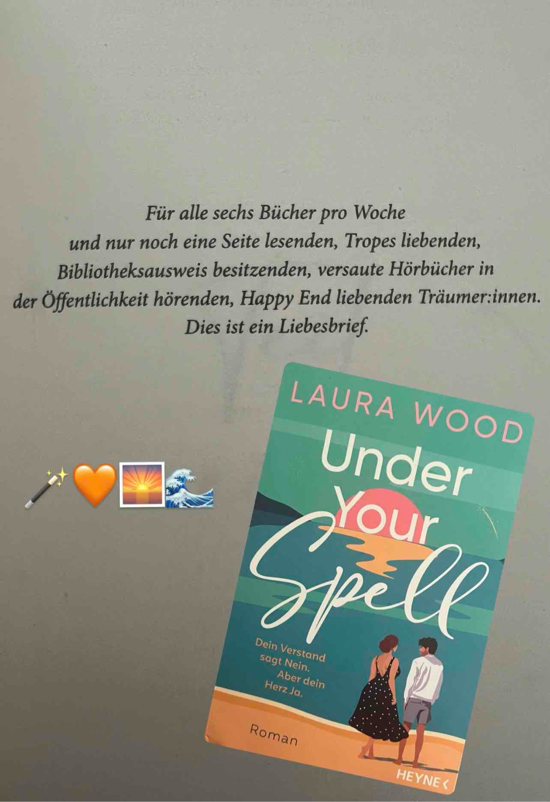 Für mich DIE Überraschung des Jahres. Eine Rom Com wie sie schöner nicht sein könnte.🪄🧡🌅🌊