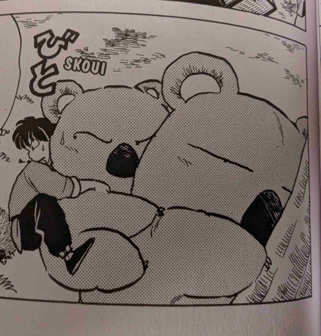Ranma chillt mit Koalas sympatisch
