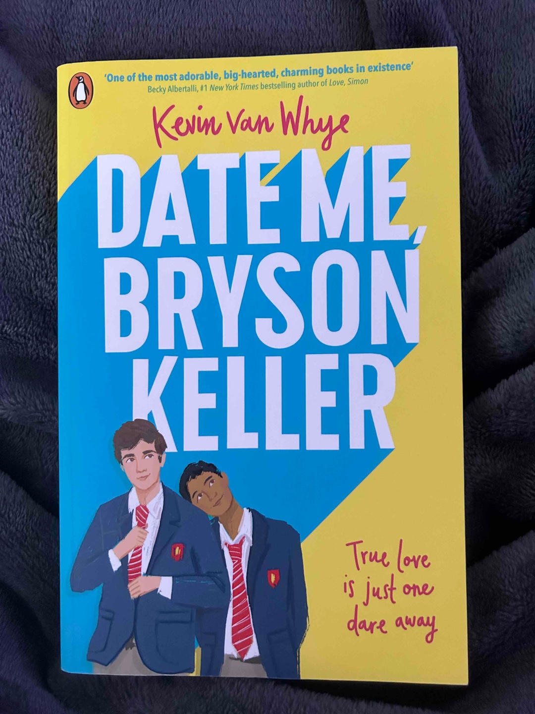This book follows Kai Sheridan, a closeted high school student who gets in on a dare by asking out the most popular boy in school, Bryson Keller. Every week, someone new has to ask out Bryson, and he has to say yes and date them for the whole week, or he loses the bet. Up until now, he's only dated girls.
