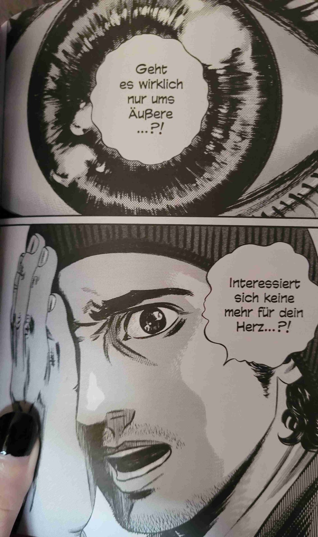 Nakoshi fängt langsam an, an sich zu arbeiten.