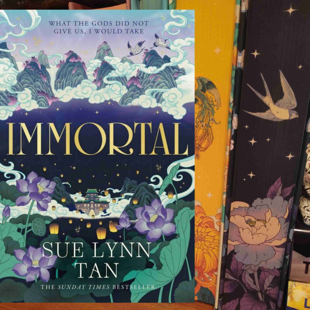 I do need all the C-drama and silk punk in my life. And I was eager to dive back into the Celestial Kingdom.
Immortal is a standalone in this world, so don't worry if you have not yet read the other books by the author.