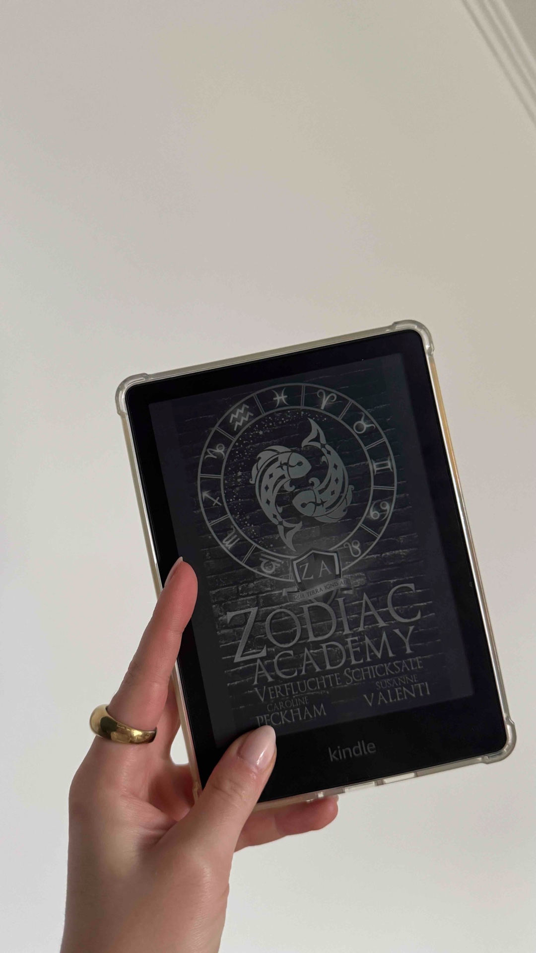 Die ganz große Beherrschung meinen Kindle nicht gegen die Wand zu kloppen.