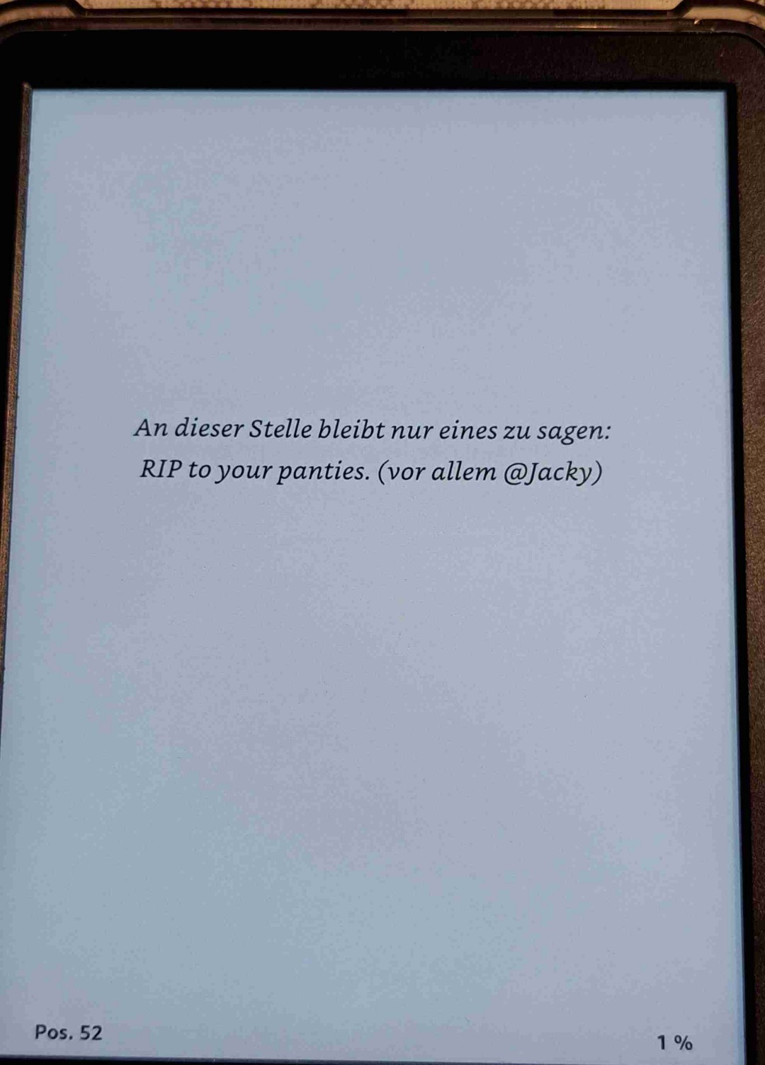 Das Foto ist Aussage genug!