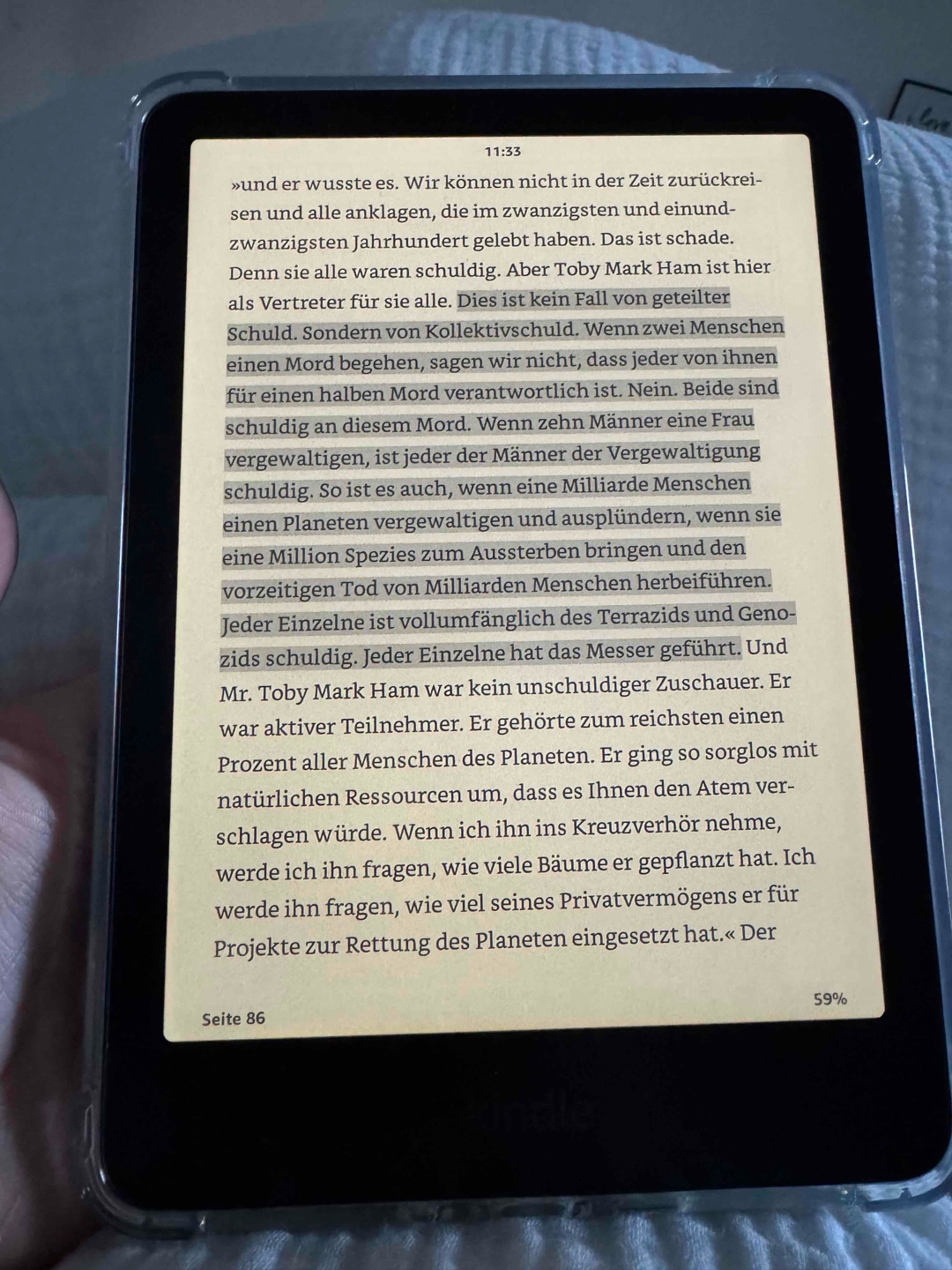 Eindringlich, nachdenklich, erschreckend