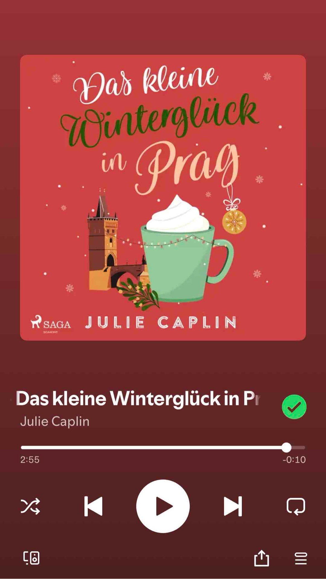 Eine nette weihnachtlich/winterliche Kurzgeschichte.
Der Tatsache geschuldet, dass es sich um eine so kurze Geschichte handelt, passiert die Story natürlich recht schnell - das war aber zu erwarten, daher fand ich es nicht schlimm.